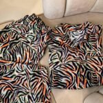 Modern Zebra Summer Linen Pyjama Set