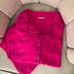 Fuchsia Pink Summer Linen Pyjama Set